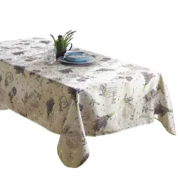 Nappe lavande rectangulaire