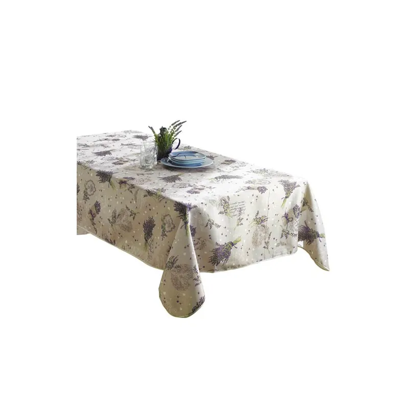 Nappe lavande rectangulaire