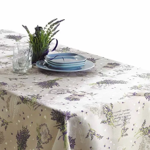 Nappe lavande rectangulaire