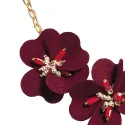 Collier Fleurs de velours