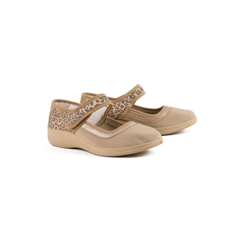 Babies «hallux confort» Léopard