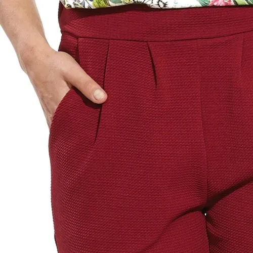 Pantalon maille gaufrée