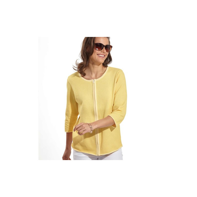 Gilet zippé Soleil