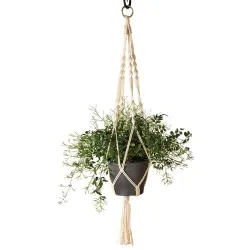 Support plante macramé