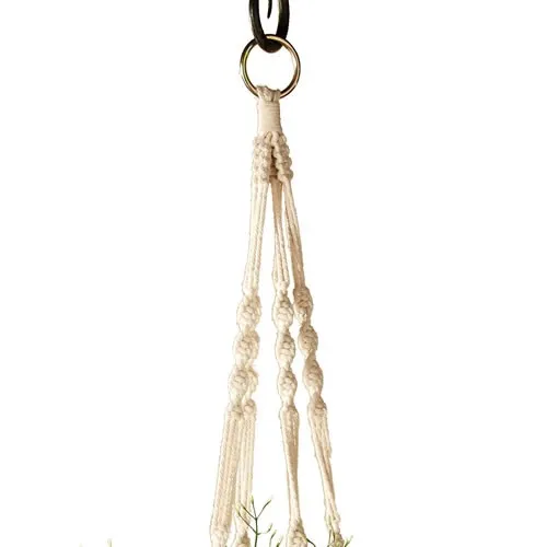 Support plante macramé