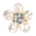 Broche fleur de nacre