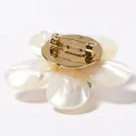 Broche fleur de nacre