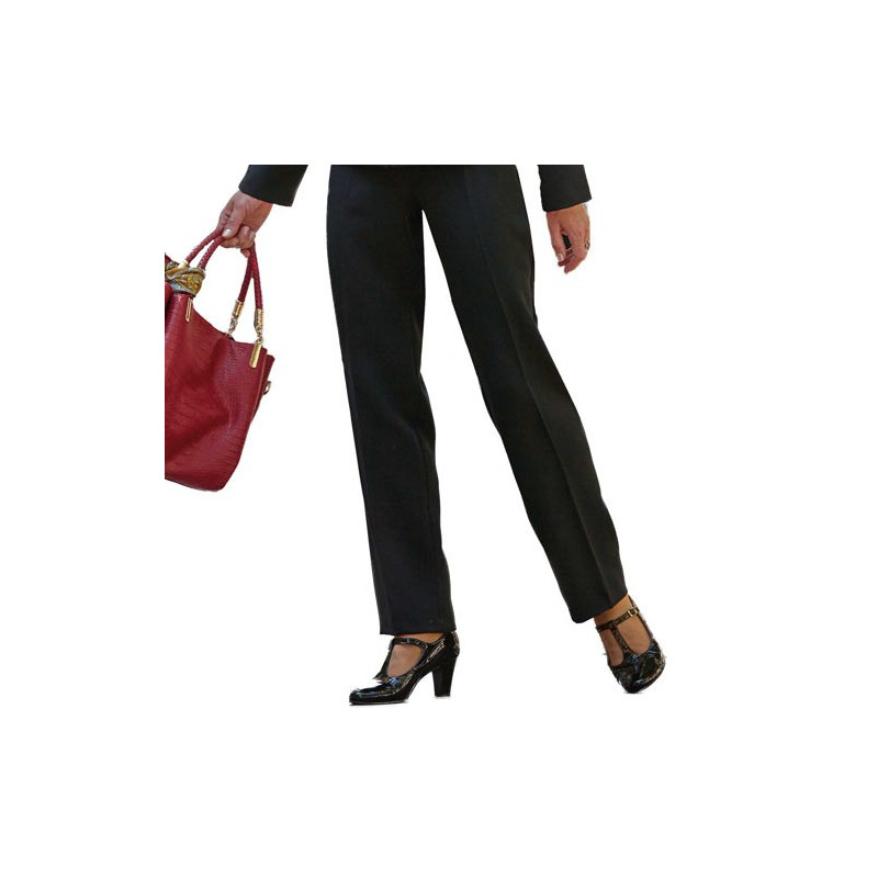 Pantalon crêpe infroissable