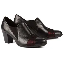 Escarpins montants effet drapé