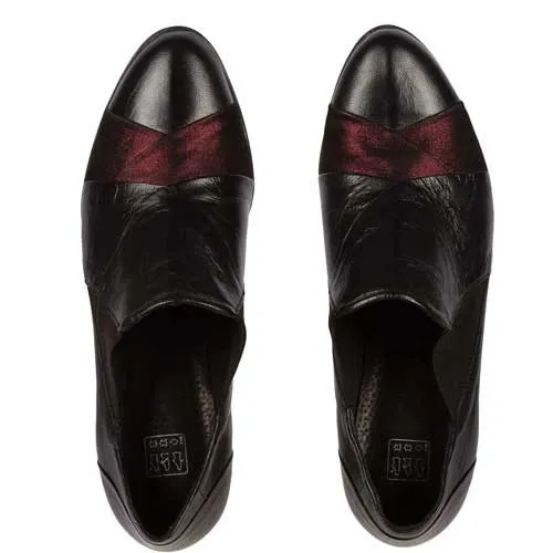 Escarpins montants effet drapé