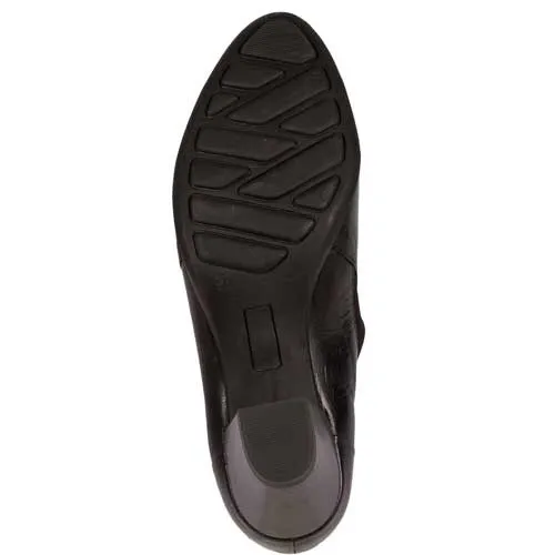 Escarpins montants effet drapé