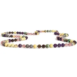 Sautoir perles de pierres fines