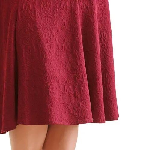 Jupe en maille reliefée Alexandra