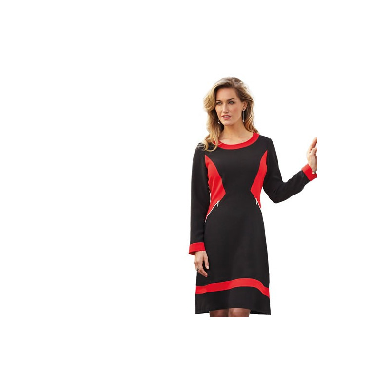 Robe trapèze amincissante
