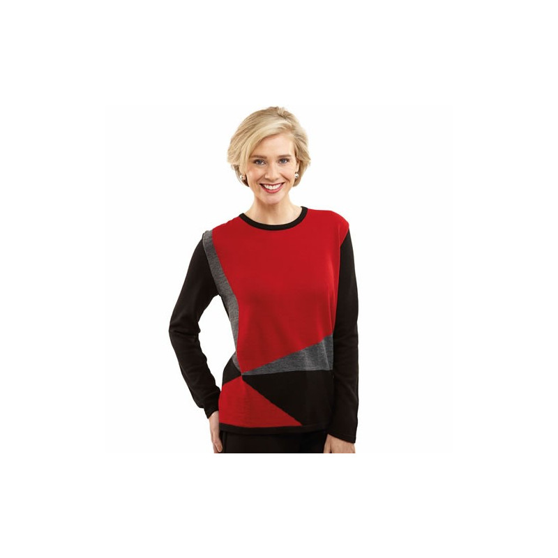 Pull géométrique Nina