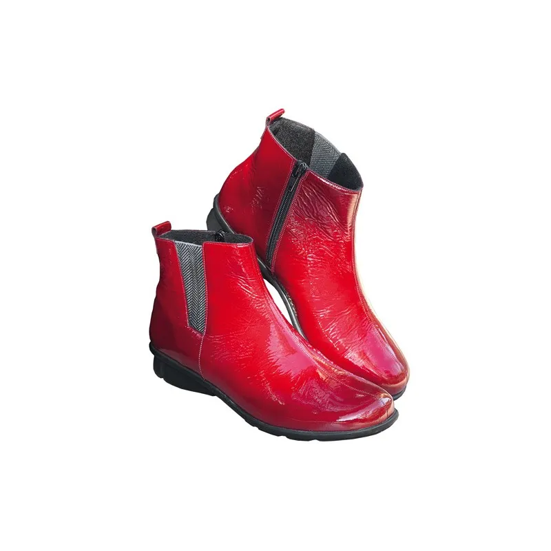 Bottines cuir verni Carmina