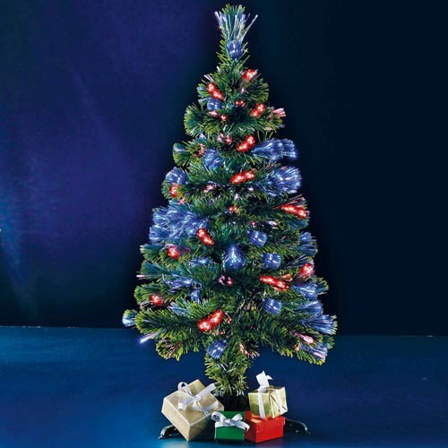 Sapin de Noël fibres optiques (2)