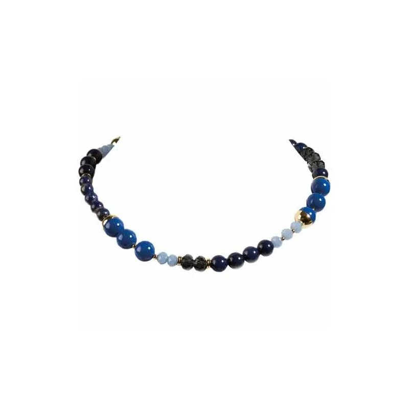 Collier lapis-lazuli «voie lactée»