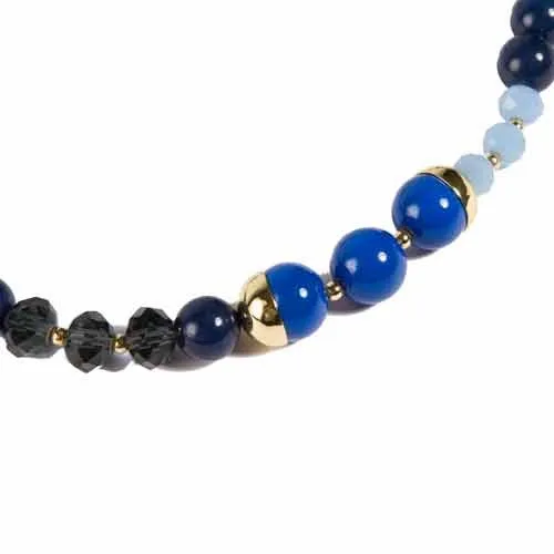 Collier lapis-lazuli «voie lactée»
