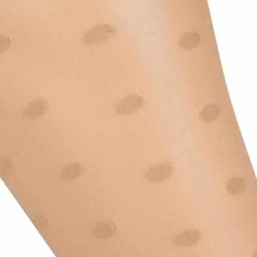 Mi-bas de compression beige - les 3 paires