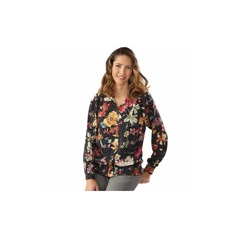 Chemisier blousant Floralie
