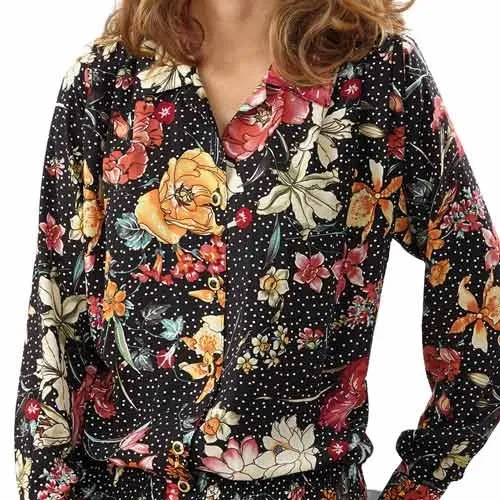 Chemisier blousant Floralie
