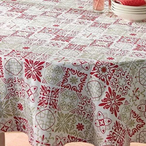 Nappe carreaux de ciment ronde