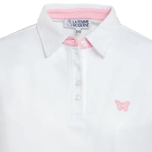 Polo maille piquée «Papillon»
