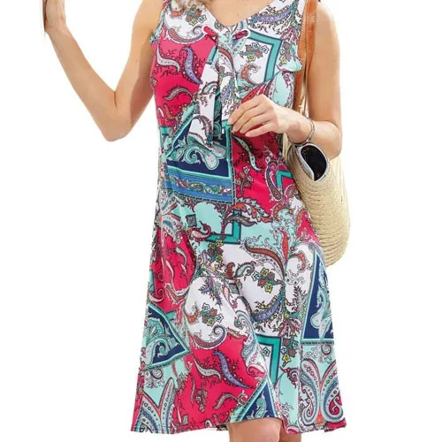 Robe col cravate Acapulco
