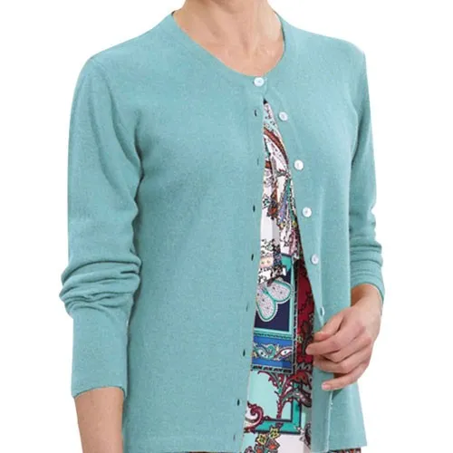 Cardigan coton peigné