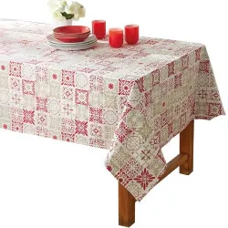 Nappe carreaux de ciment rectangulaire