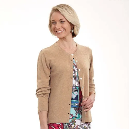 Cardigan coton peigné