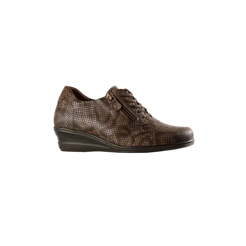 Chaussures python zippées
