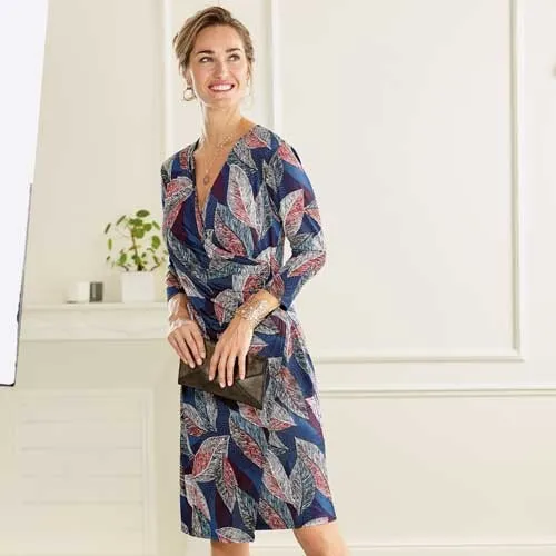 Robe cache-cœur Divine