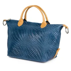 Sac à main cuir « tressé »