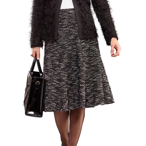 Jupe maille «bouclette»