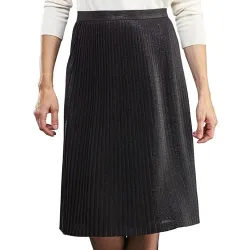 Jupe maille plissée