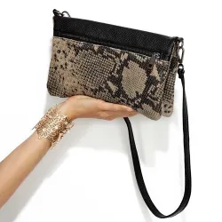 Sac-pochette Python