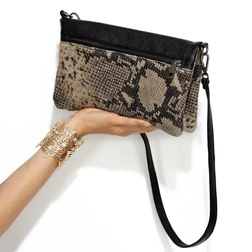Sac-pochette Python