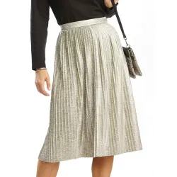 Jupe maille plissée Tess