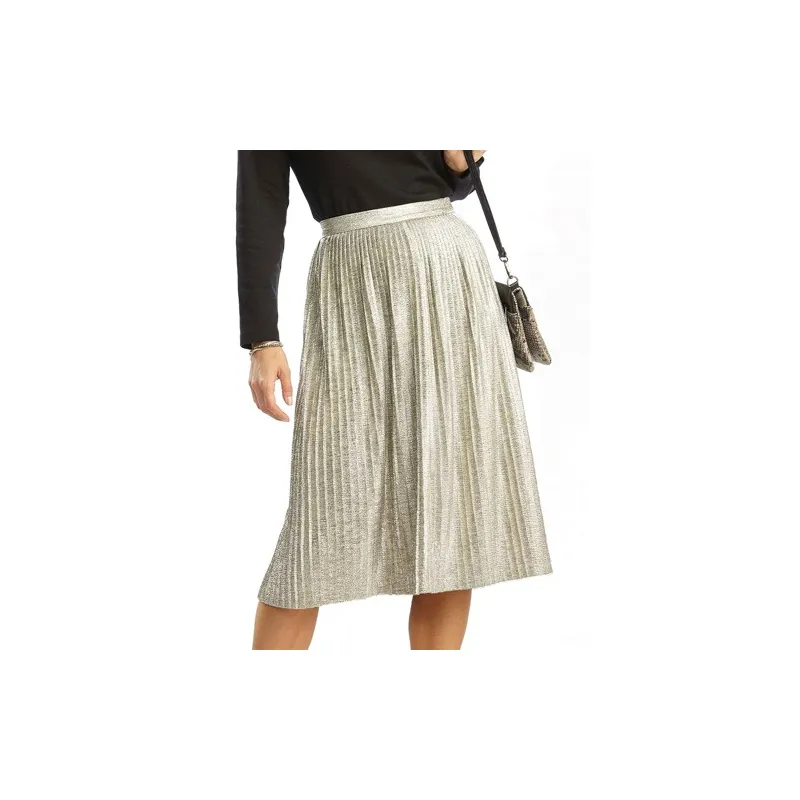 Jupe maille plissée Tess