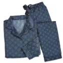 Pyjama satin Cobalt