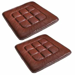 Couvre-chaises en cuir x2