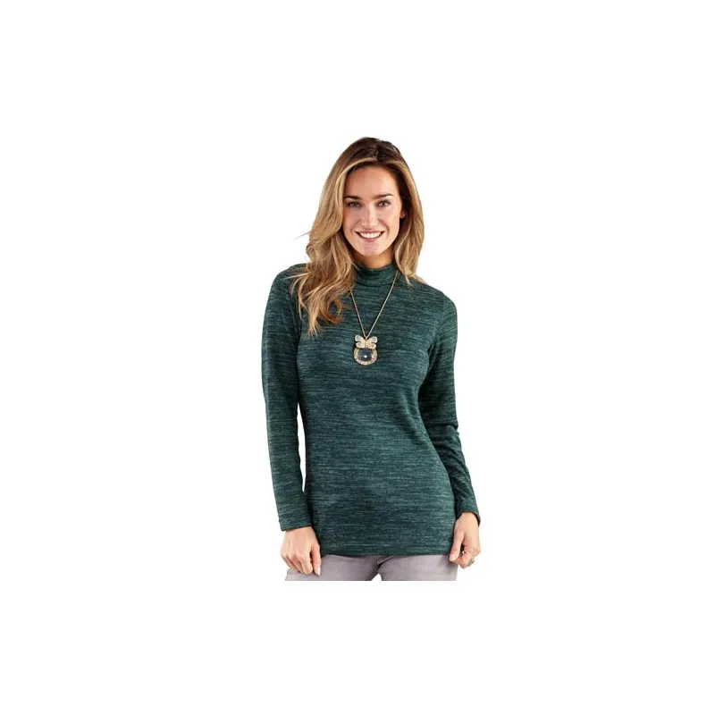 Pull maille moulinée