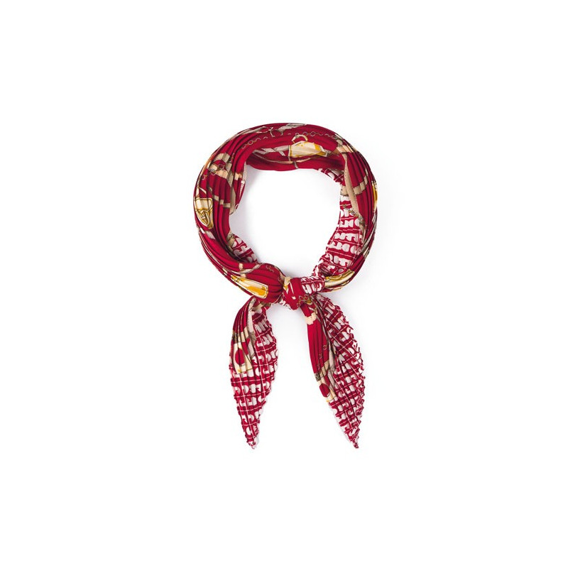Foulard plissé