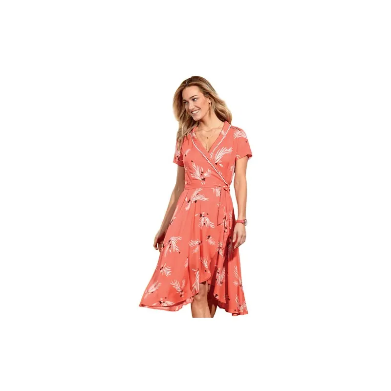 Robe portefeuille Cornaline