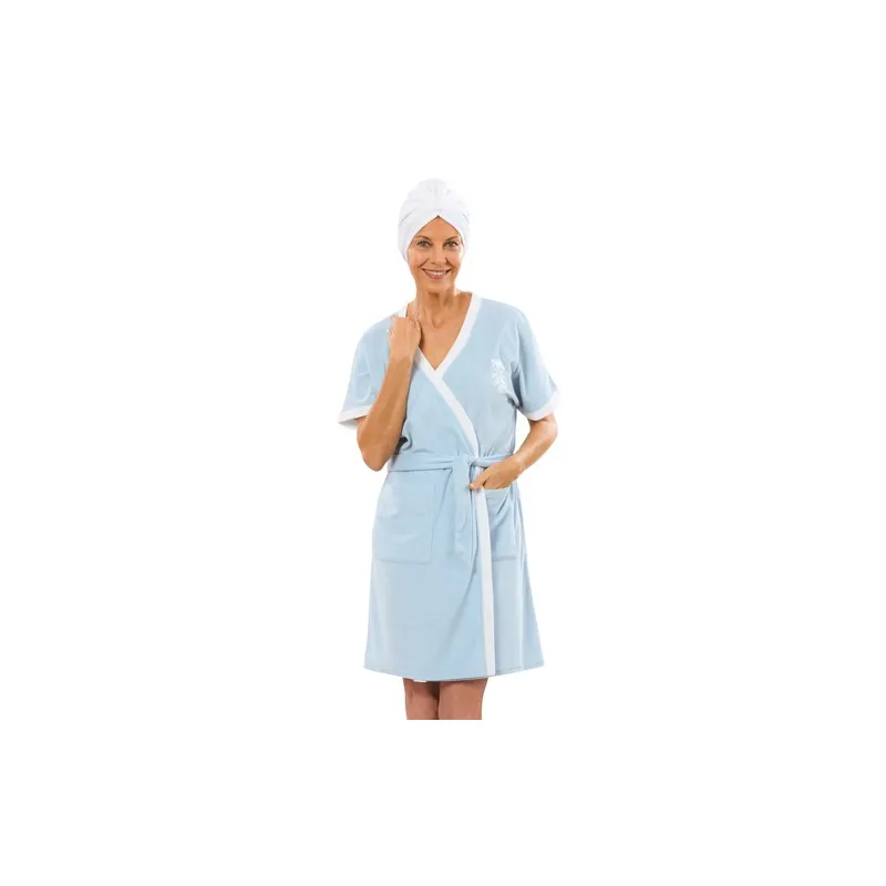 Peignoir éponge Lagon