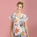 Tee-shirt fleurs de Bahia