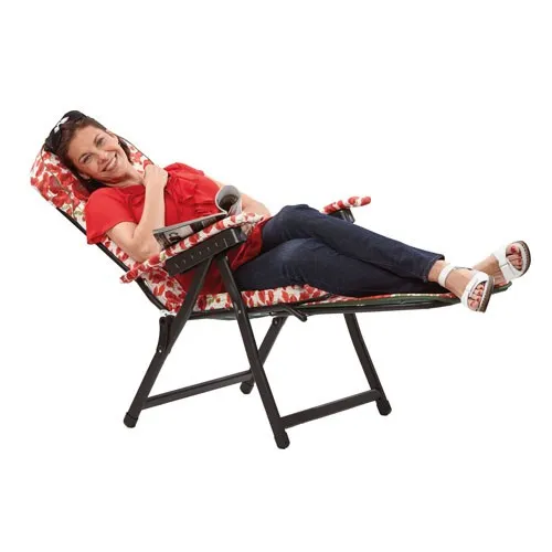 Fauteuil-Relax Coquelicots