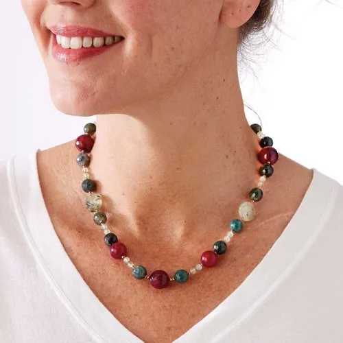 Collier pierres fines Cassiopée